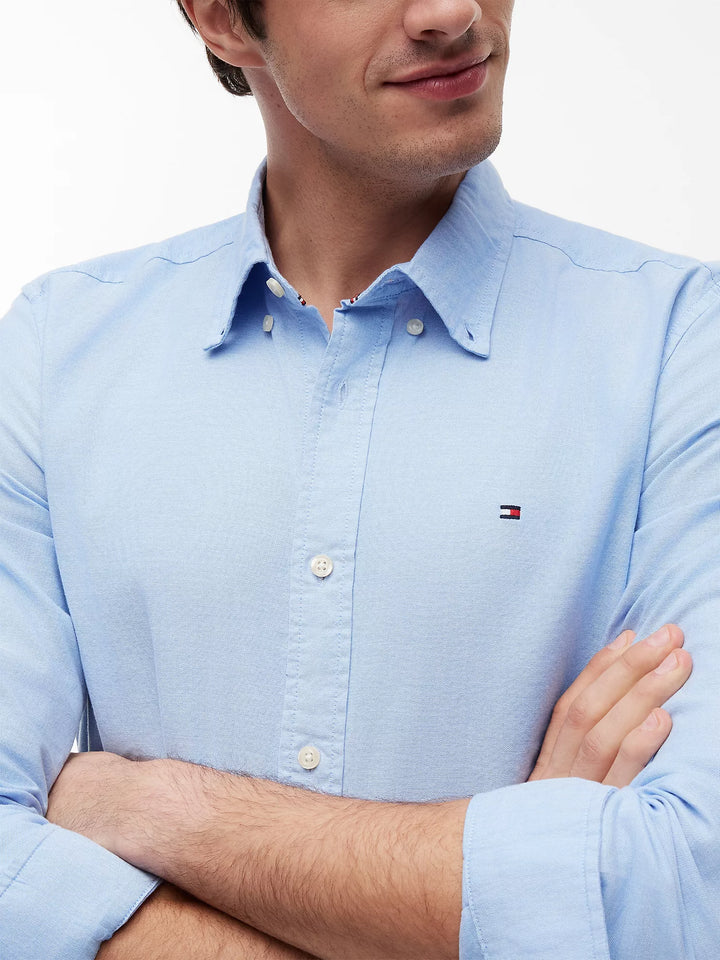 TH Men L/S Button Down Casual Plain Shirt MT-78J8440