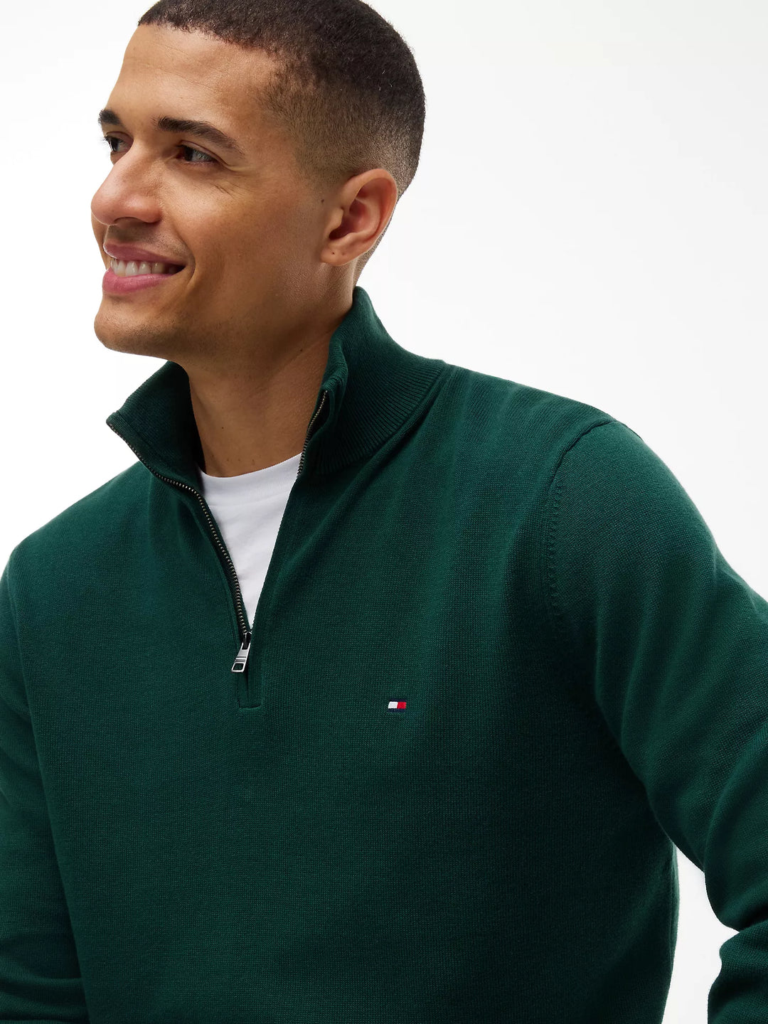 TH Men L/S Half Zip Zipper MT-78J9329