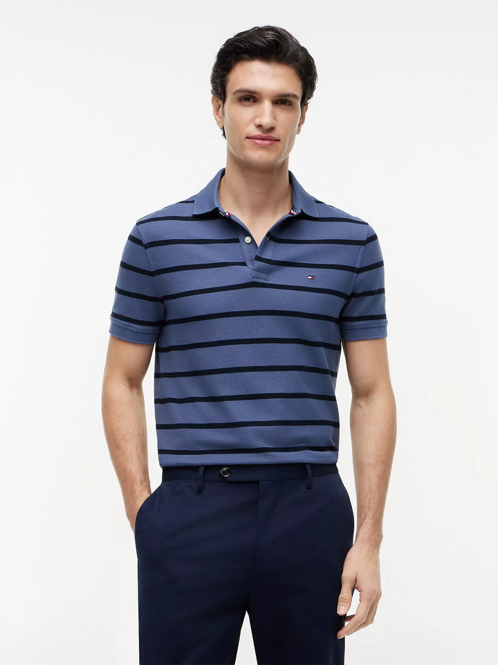 TH Men S/S Striper Polo MT-78J9397