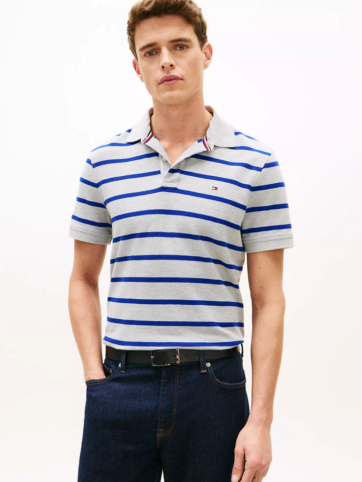 TH Men S/S Striper Polo MT-78J9397