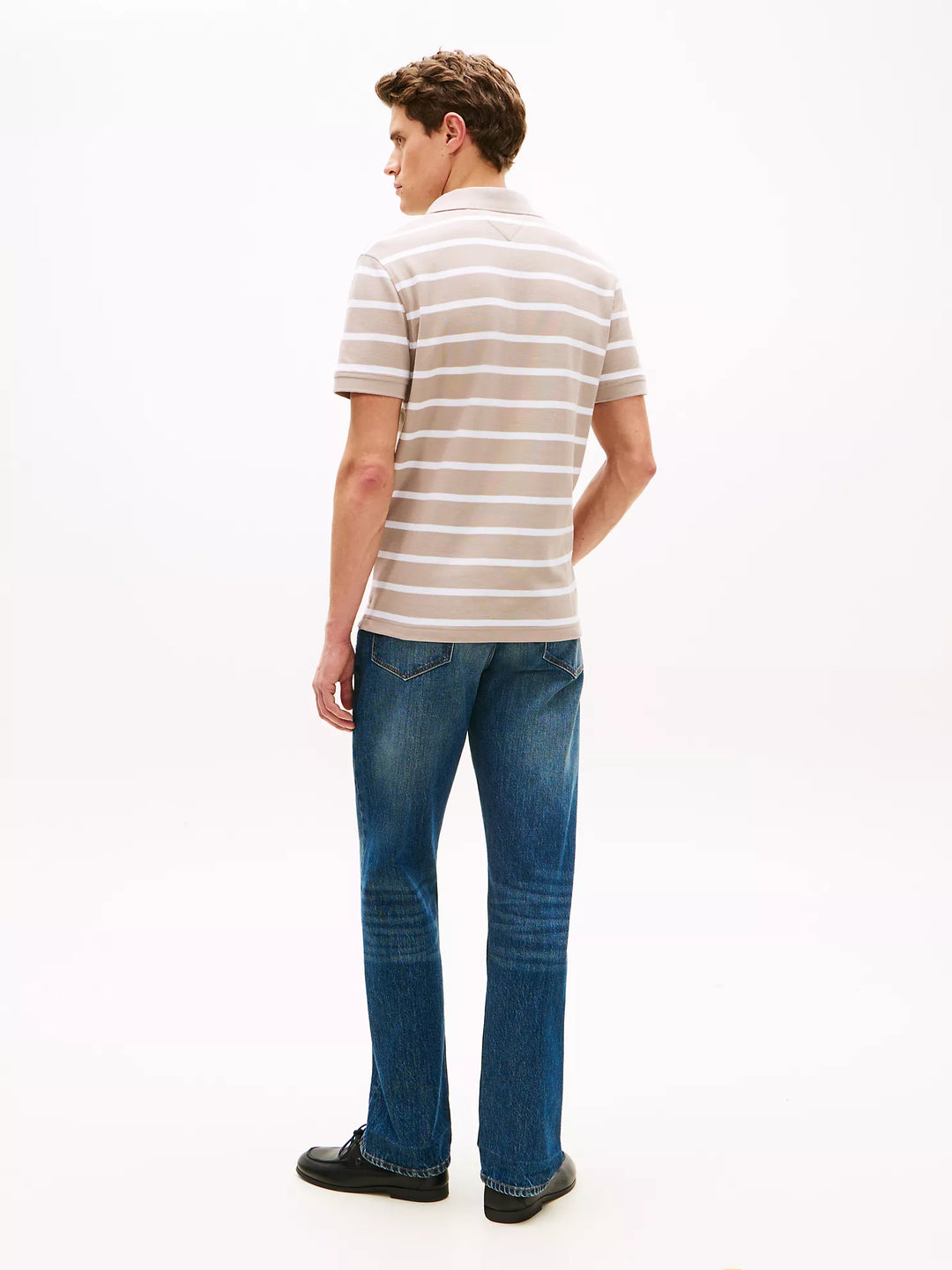 TH Men S/S Striper Polo MT-78J9397