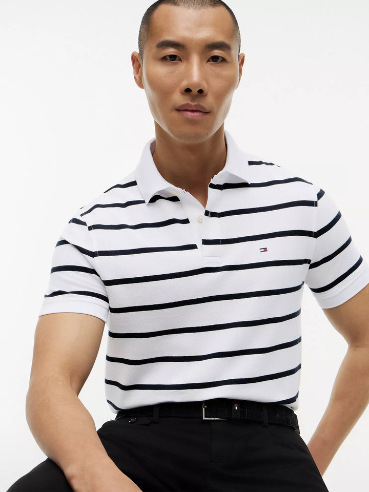 TH Men S/S Striper Polo MT-78J9397