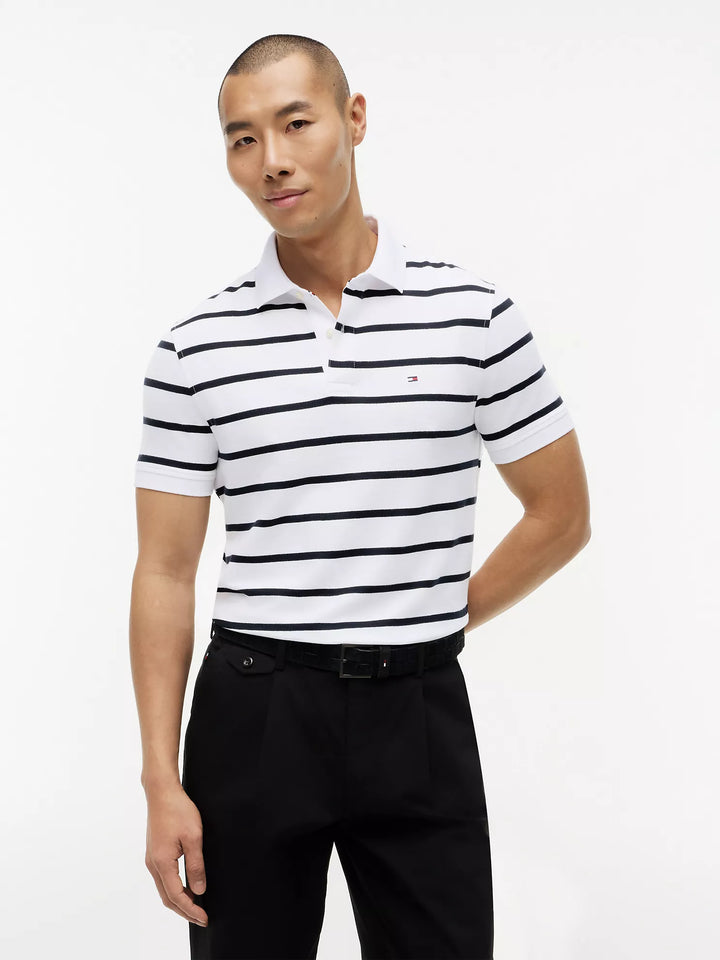 TH Men S/S Striper Polo MT-78J9397