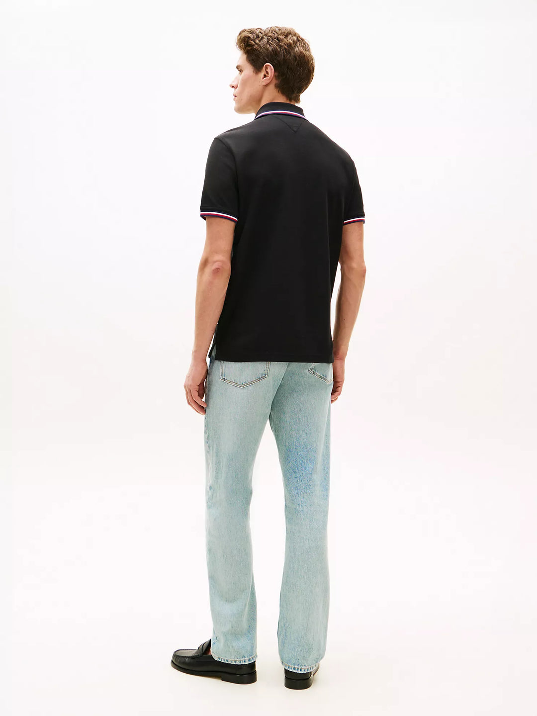 TH Men S/S (Striped Collar ) Polo MT-78JA019