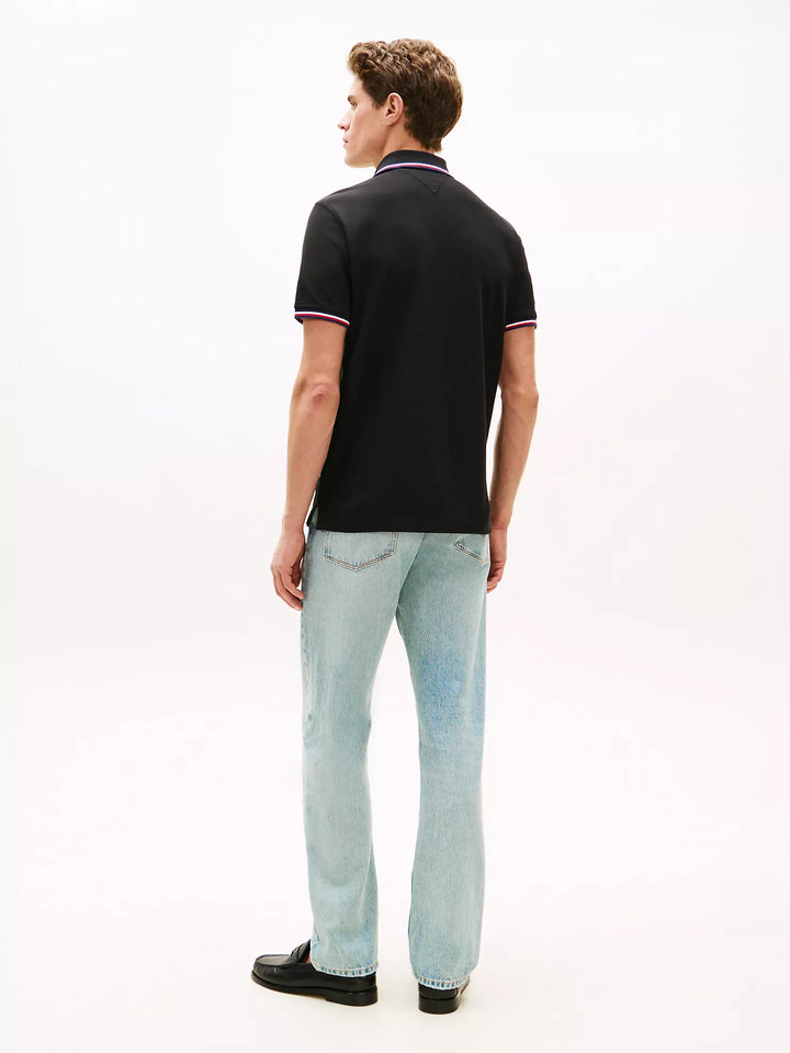 TH Men S/S (Striped Collar ) Polo MT-78JA019