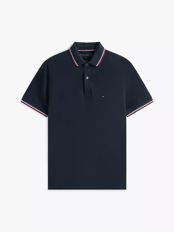 TH Men S/S (Striped Collar ) Polo MT-78JA019