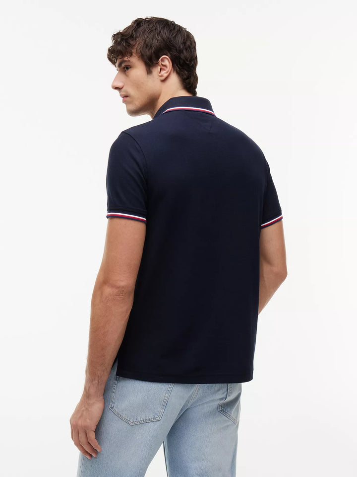 TH Men S/S (Striped Collar ) Polo MT-78JA019