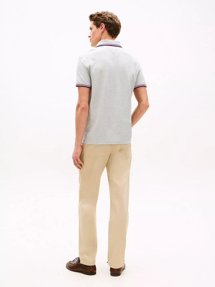 TH Men S/S (Striped Collar ) Polo MT-78JA019