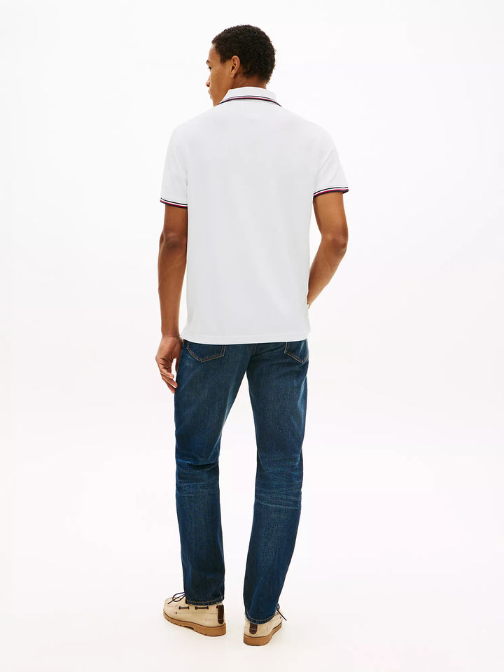TH Men S/S (Striped Collar ) Polo MT-78JA019