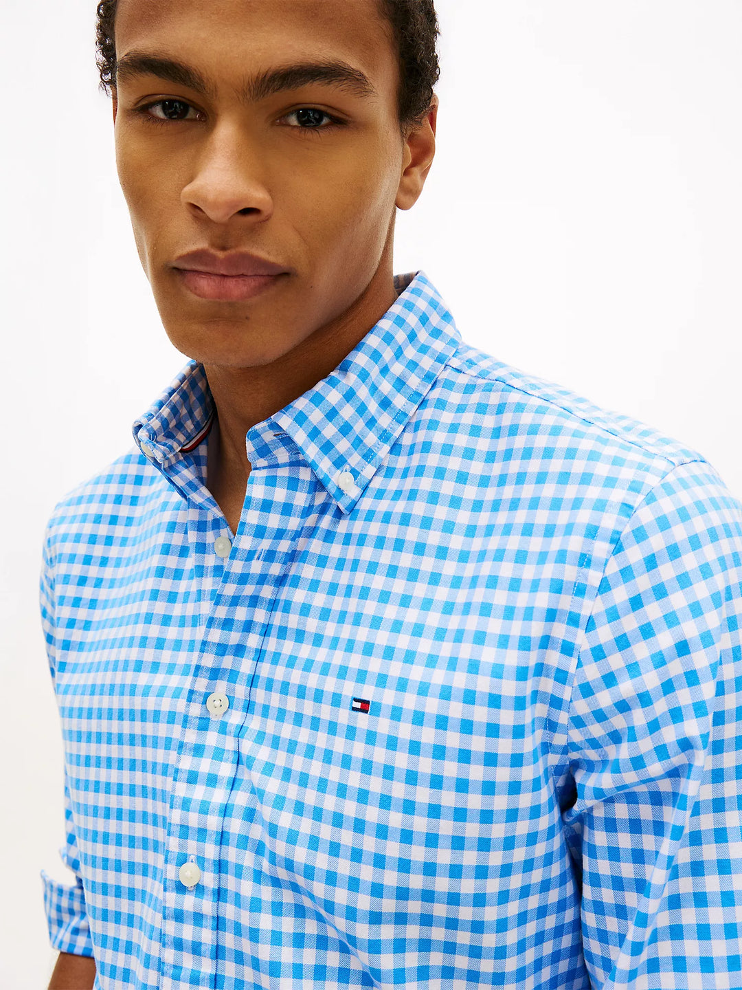 TH Men L/S Button Down Check Casual Shirt MT-78JA876