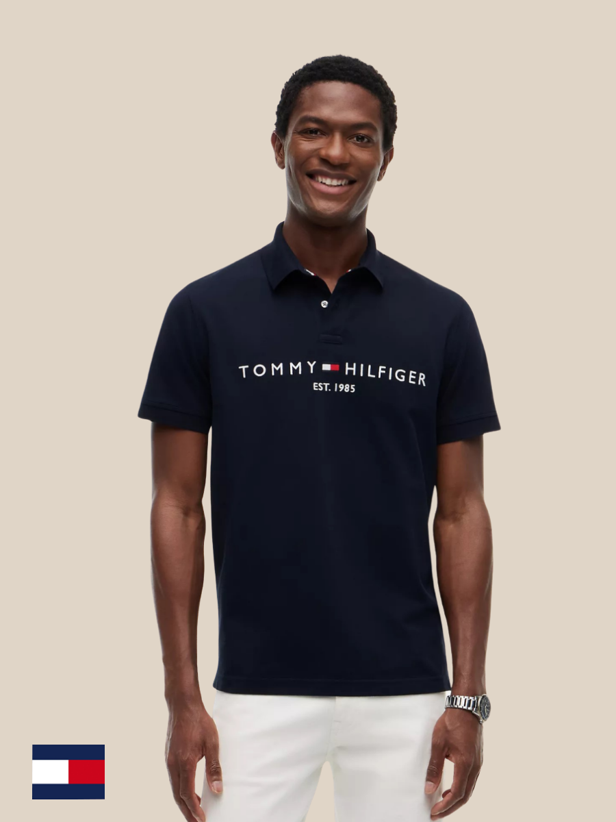 TH Mens S/S Printed Polo MT-78JB112