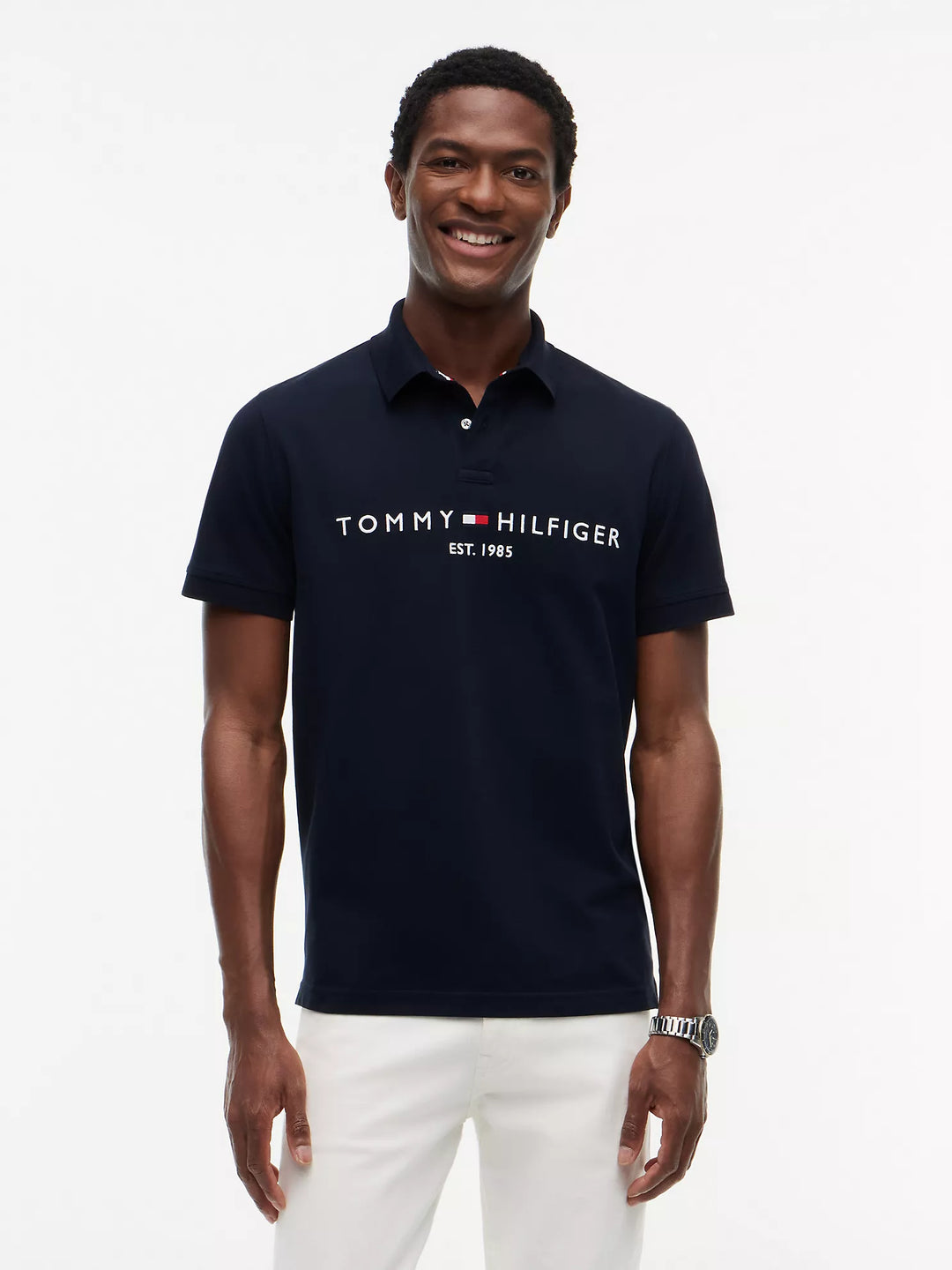 TH Men S/S Printed Polo MT-78JB112