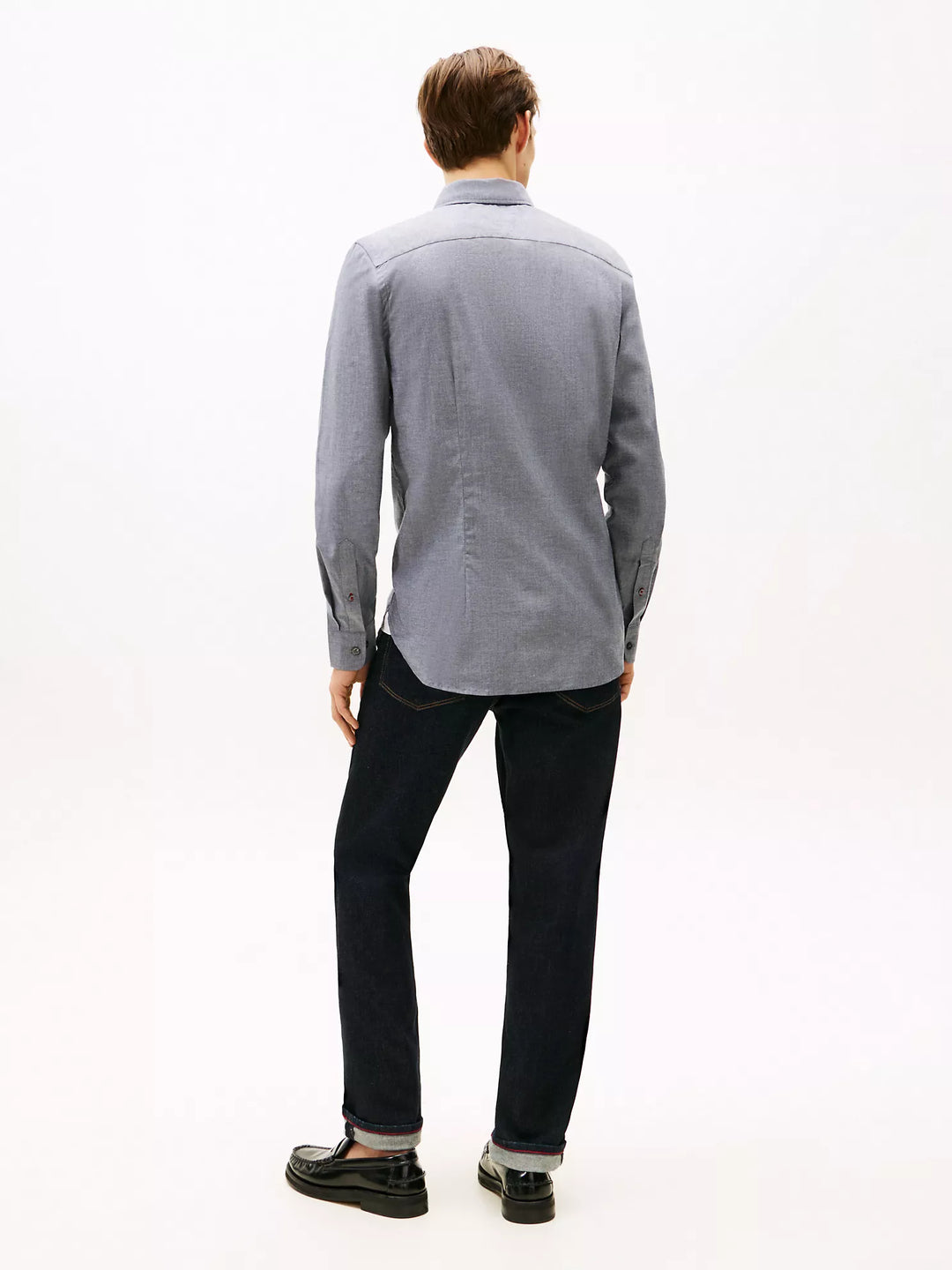 TH Men L/S Button Down Casual Plain Shirt MT-78JB283