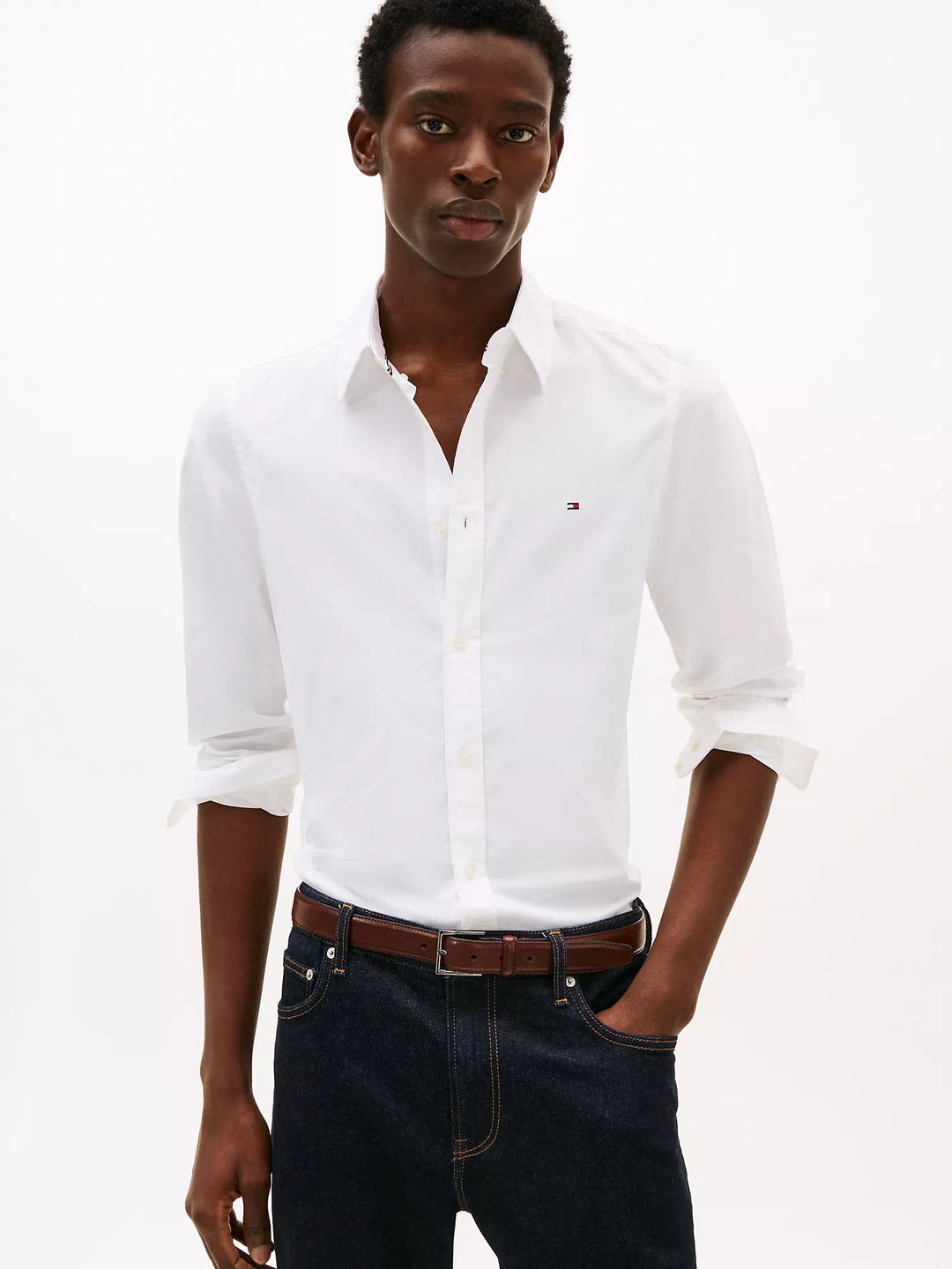 TH Men L/S Button Down Casual Plain Shirt MT-78JB283