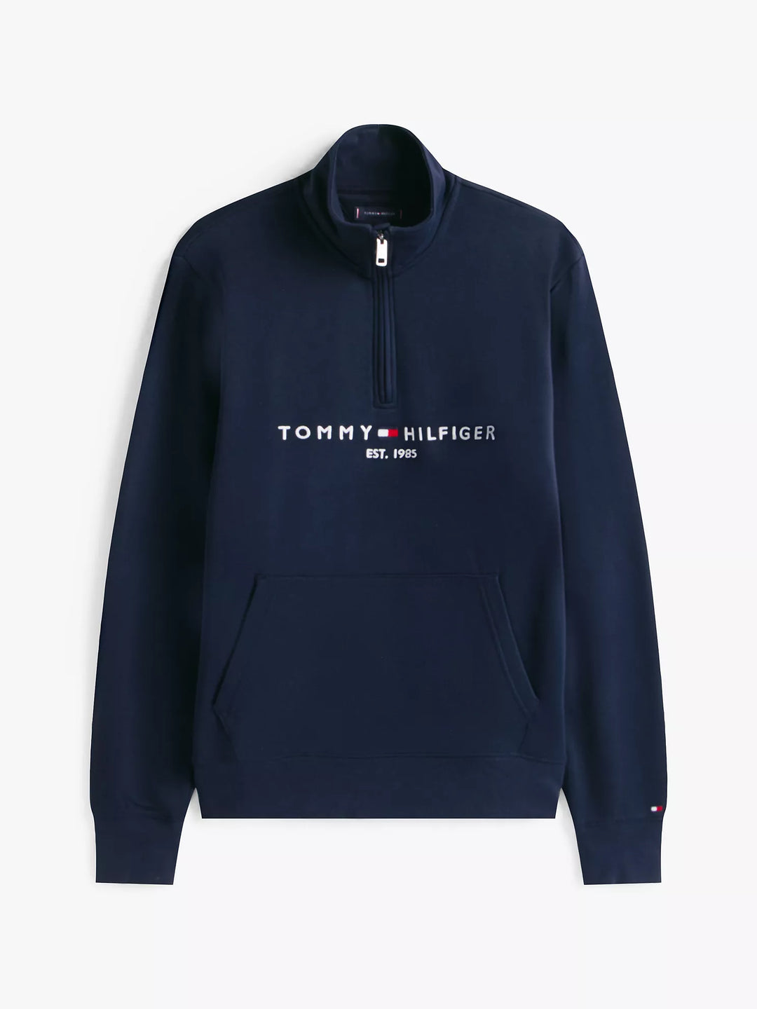 TH Men L/S Fleece Half Zip Zipper AT-SB-78JB338 (Navy)