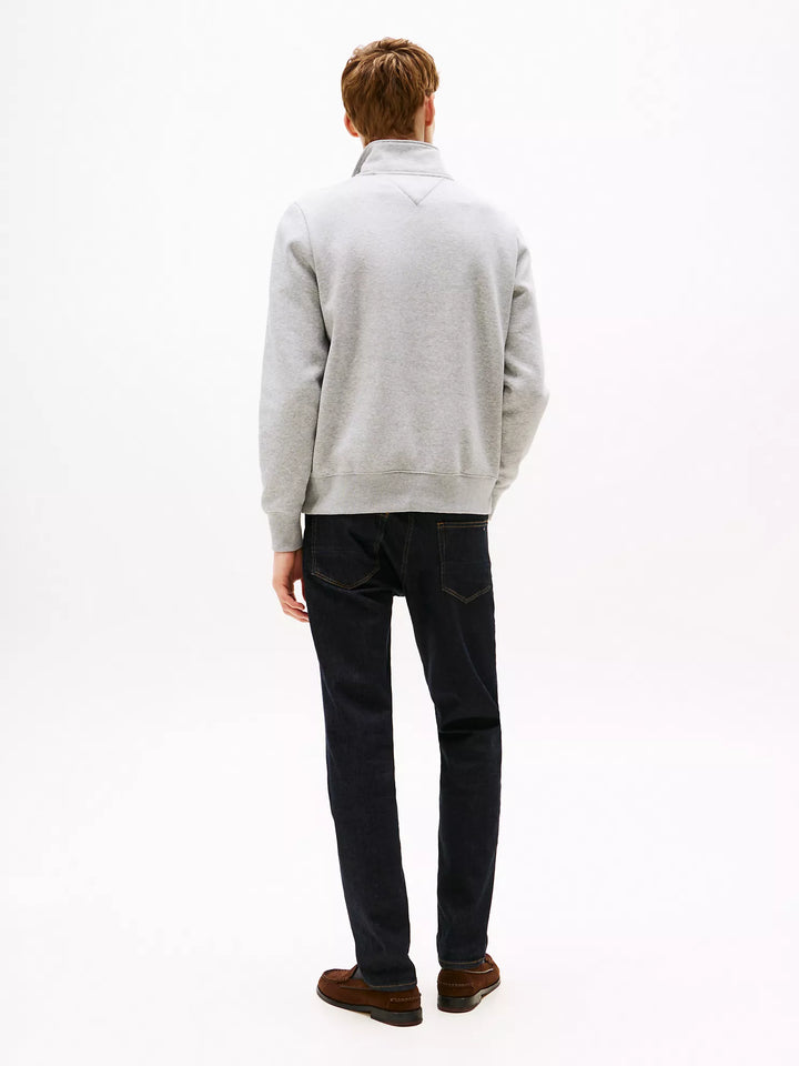 TH Men L/S Fleece Half Zip Zipper AT-SB-78JB338 (Grey)