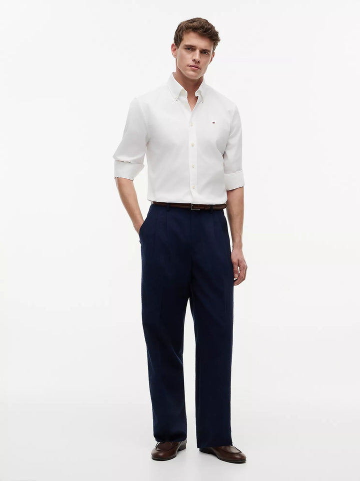 TH Men L/S Button Down Casual Plain Shirt MT-78JB396