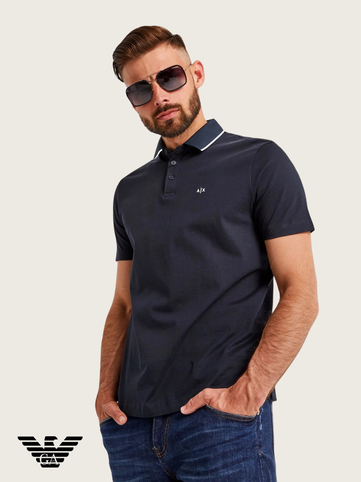 Armani Mens S/S Polo 7VZFFLE