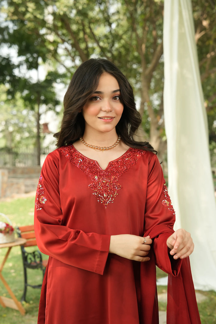 Minnie Threads MT-MARJAN-MAROON-1039