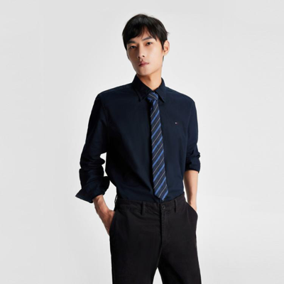 TH Men L/S RF Button Down Plain Shirt AT-SB-78J8433