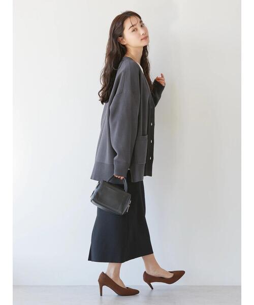 American Holic Ladies F/C Cardigan (Charcoal)