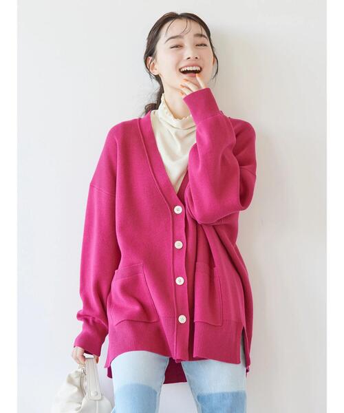 American Holic Ladies F/C Cardigan (Pink)