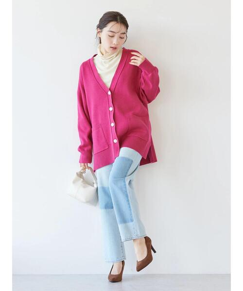 American Holic Ladies F/C Cardigan (Pink)