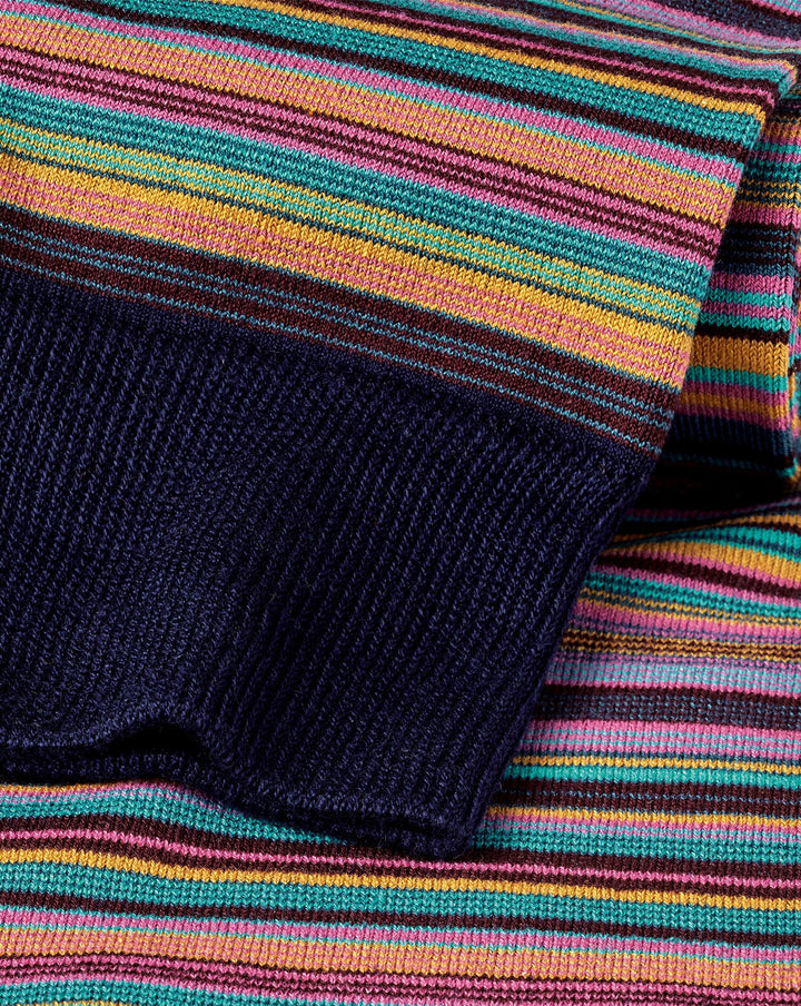 Charles Tyrwhitt Pink Multi Stripe Socks