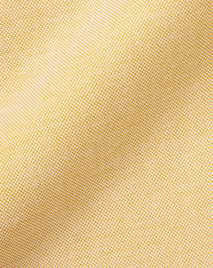 Charles Tyrwhitt Yellow Plain Slim Fit Button-Down Washed Oxford Shirt