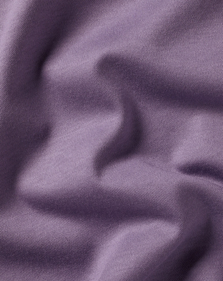 Charles Tyrwhitt Lavender Purple Plain Short Sleeve Jersey Polo