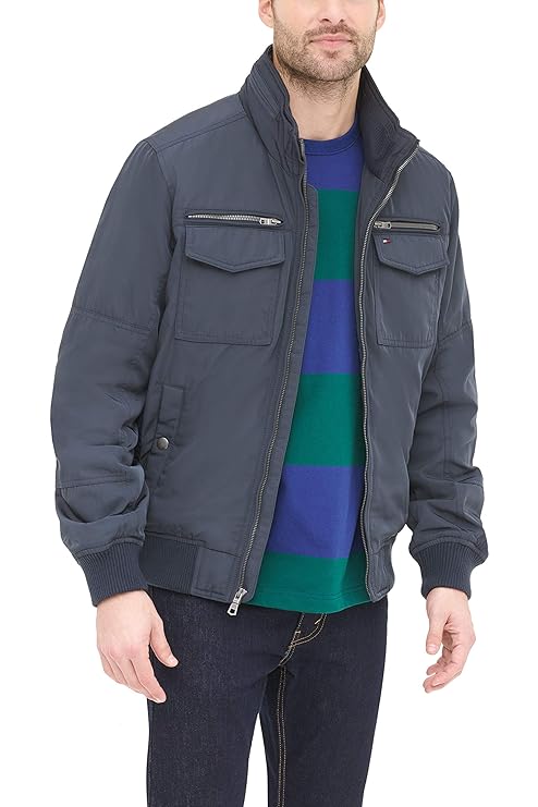 TH Men L/S Bomber Jacket 155HP775