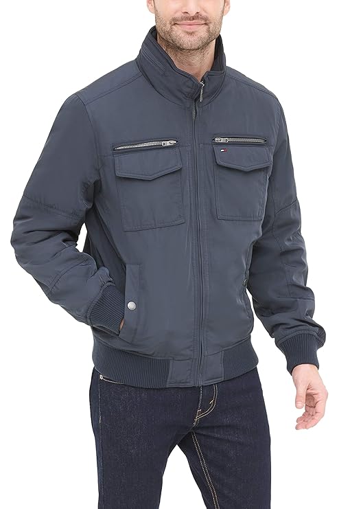 TH Men L/S Bomber Jacket 155HP775