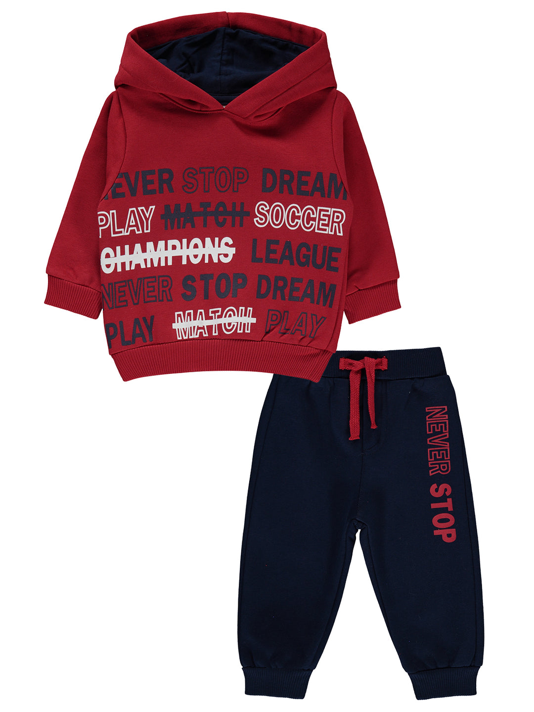 Civil Boys Pajama Suit Fleece L/S 2Pcs #D092