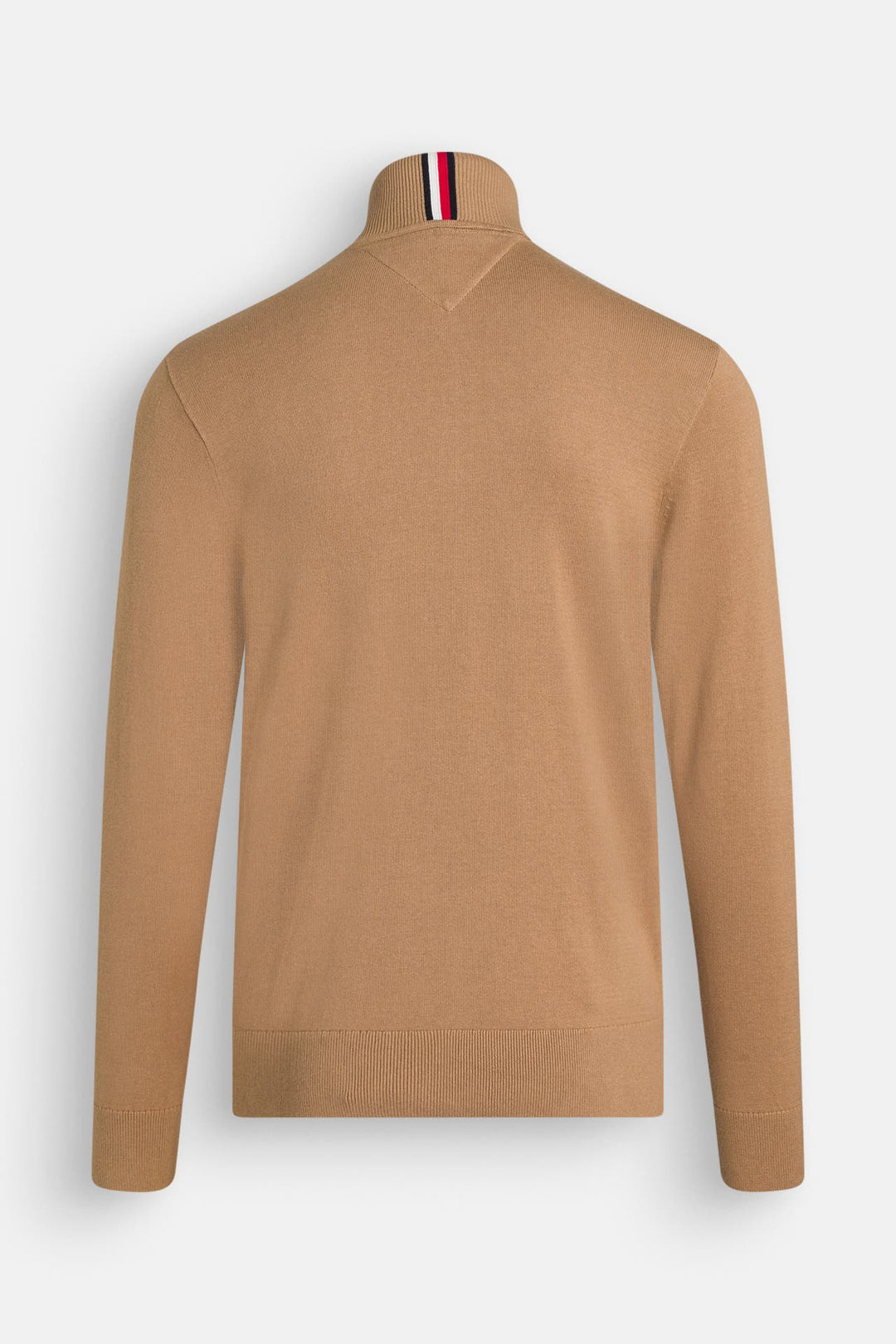 TH Men L/S Cotton Plain Half Zip Zipper AT-SB-78J9329