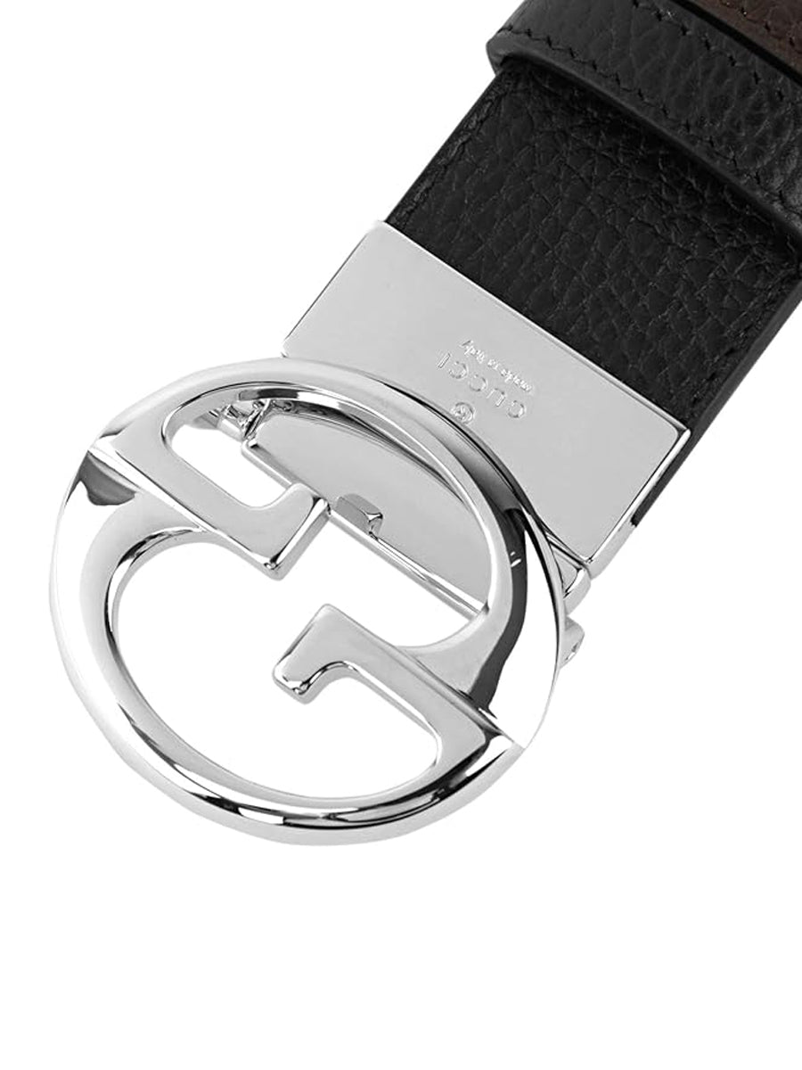 Gucci Men Leather Belt 449715CA02N 100 40 Black/Brown