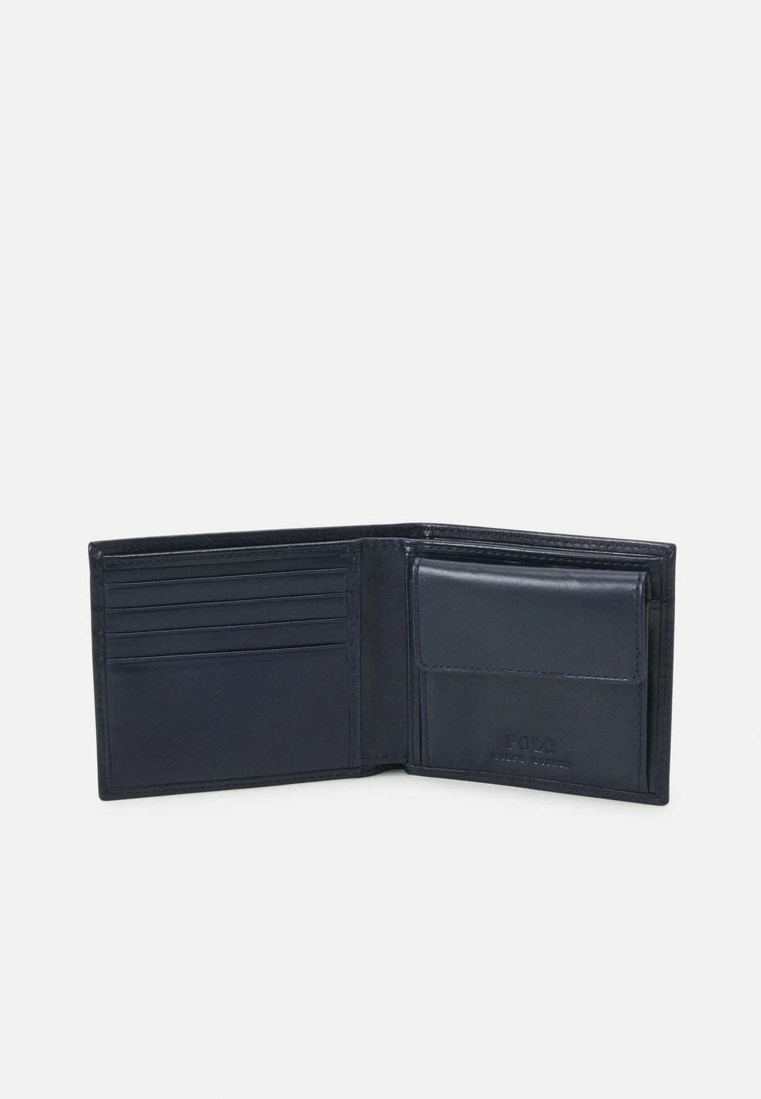 Ralph Lauren Mens Leather Wallet Navy-405914148001