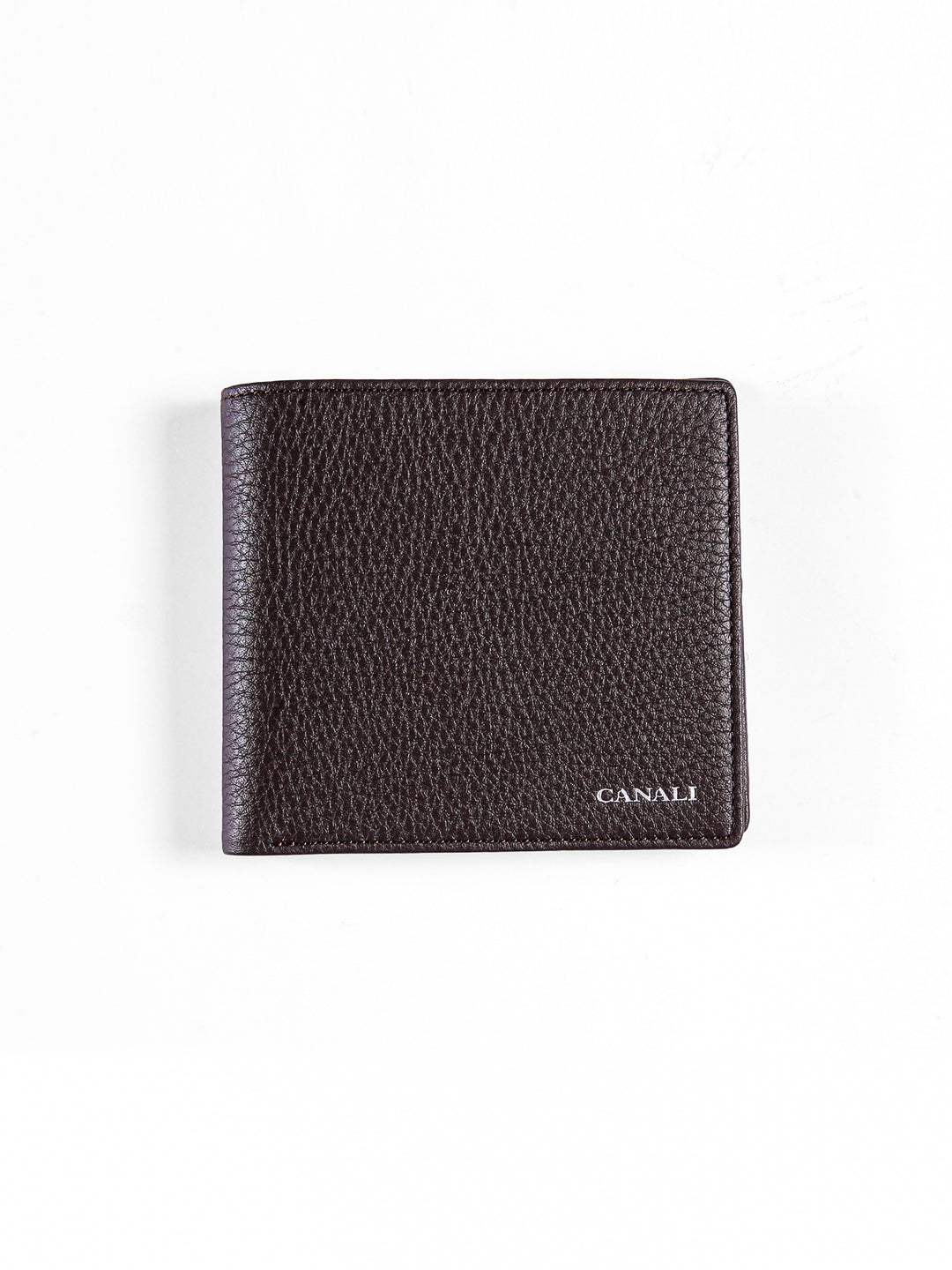 Canali Men Leather Wallet P211404 Brown