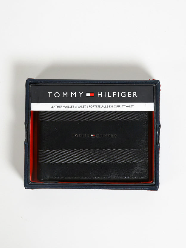 TH Men Leather Wallet Black MT-31HP22C038