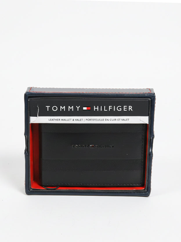 TH Men Leather Wallet Black MT-31HP22C038