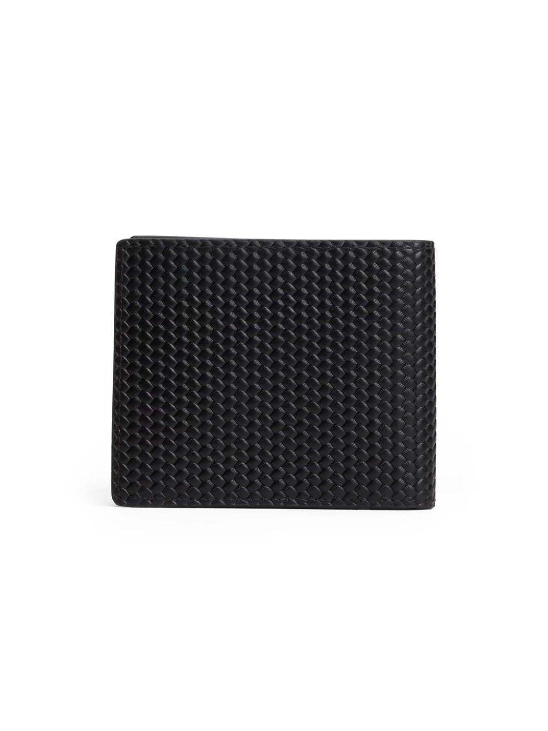 TH Men Leather Textured Wallet Black XM08406BDS