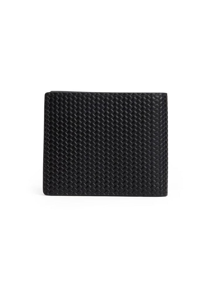 TH Men Leather Textured Wallet Black XM08406BDS