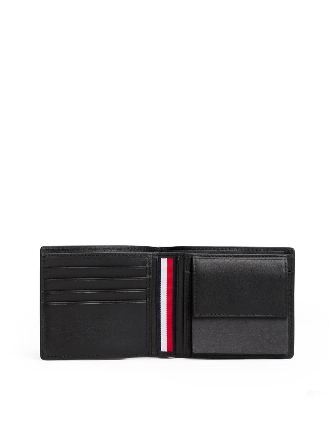 TH Men Leather Textured Wallet Black XM08406BDS