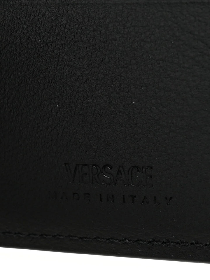 Versace Lather Wallet Black 1006116-1A02150