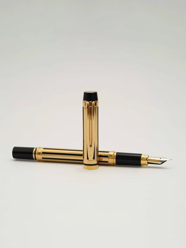 Waterman Le Man 200 Night & Day Plated 24k Gold Fountain Pen