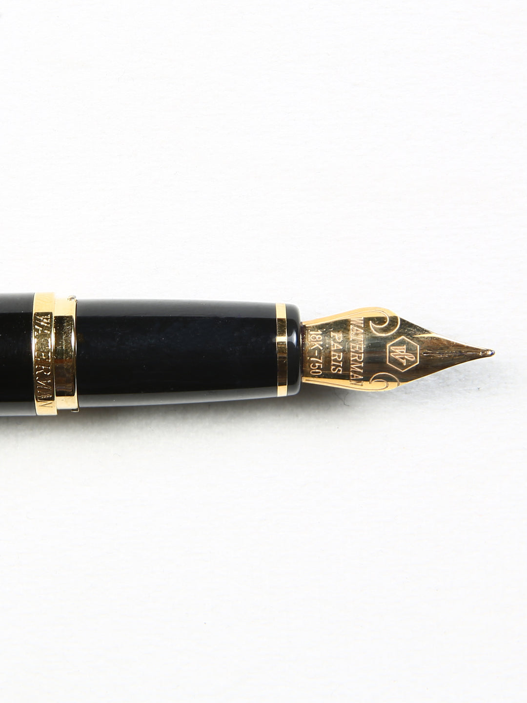 Waterman L 'Etalon Fountain Pen Glossy Black & Blue