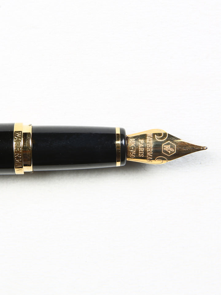 Waterman L 'Etalon Fountain Pen Glossy Black & Blue