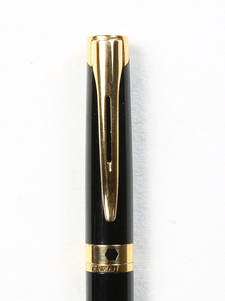 Waterman L 'Etalon Fountain Pen Glossy Black & Blue