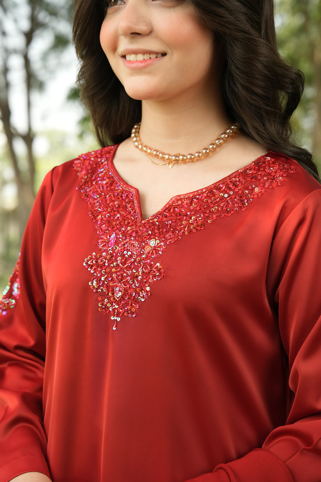 Minnie Threads MT-MARJAN-MAROON-1039