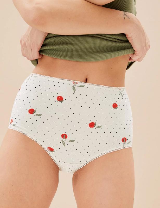 M&S High legs 5 Pack Panty T61/2111X