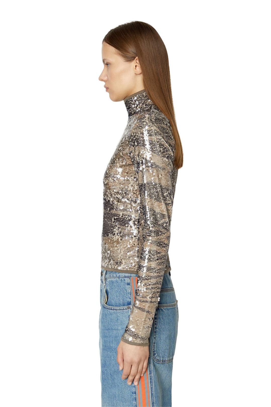 Ladies T-SEQUI TOP A06447-0HFAW-7AEA